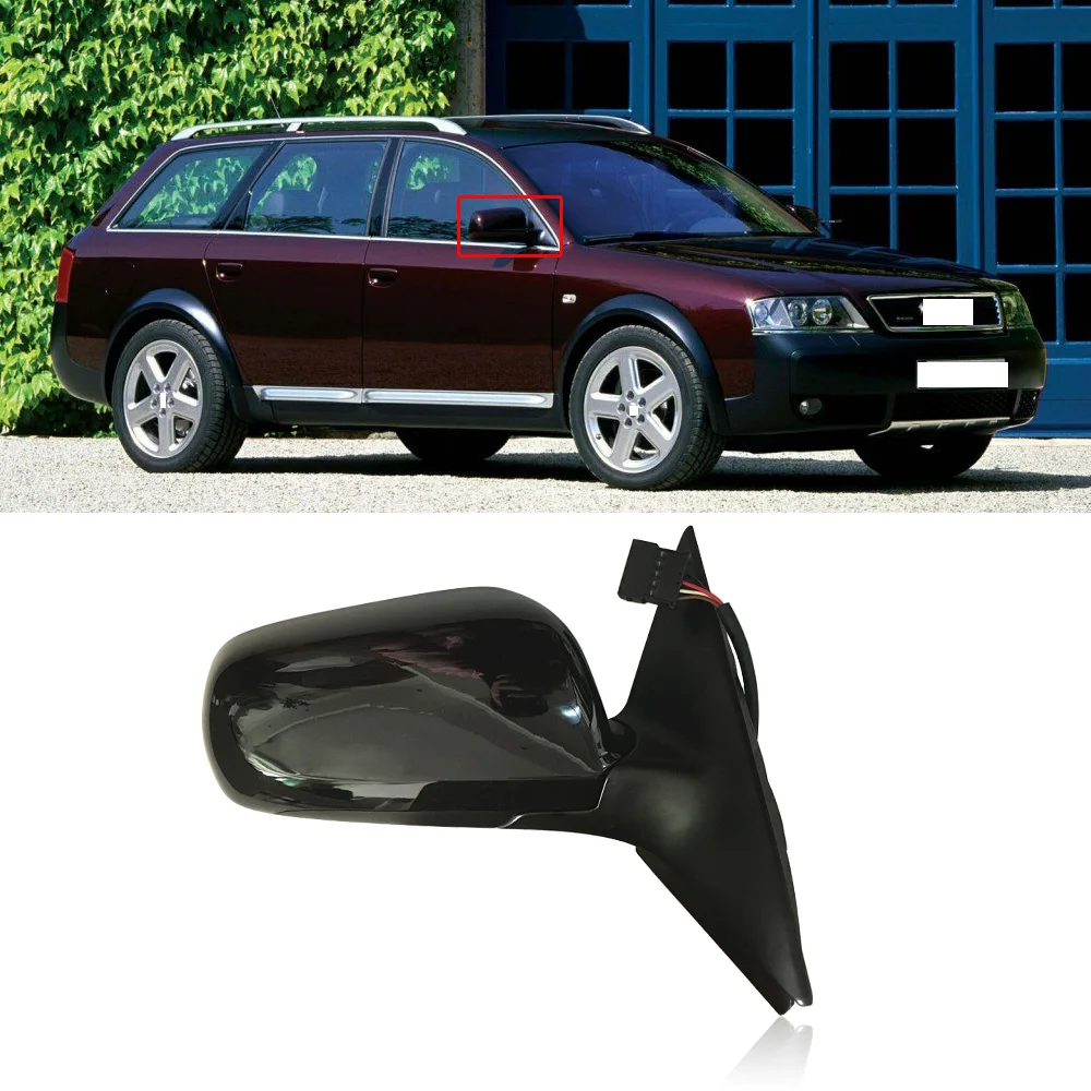CAPQX 5/11 провод для AUDI A6 C5 1999 2005 внешнее зеркало заднего вида боковое в сборе|Зеркала