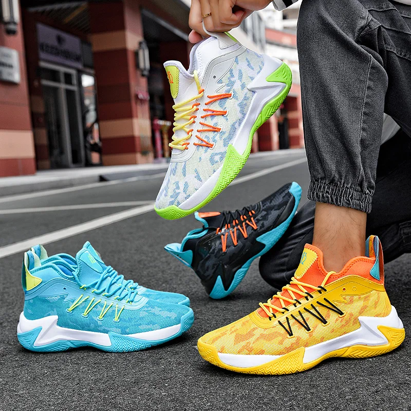 

Basketball Shoes Men Sneakers 2021 Spring New Street Basketball Culture Sports Shoes High Quality Competition Basketball Shoes