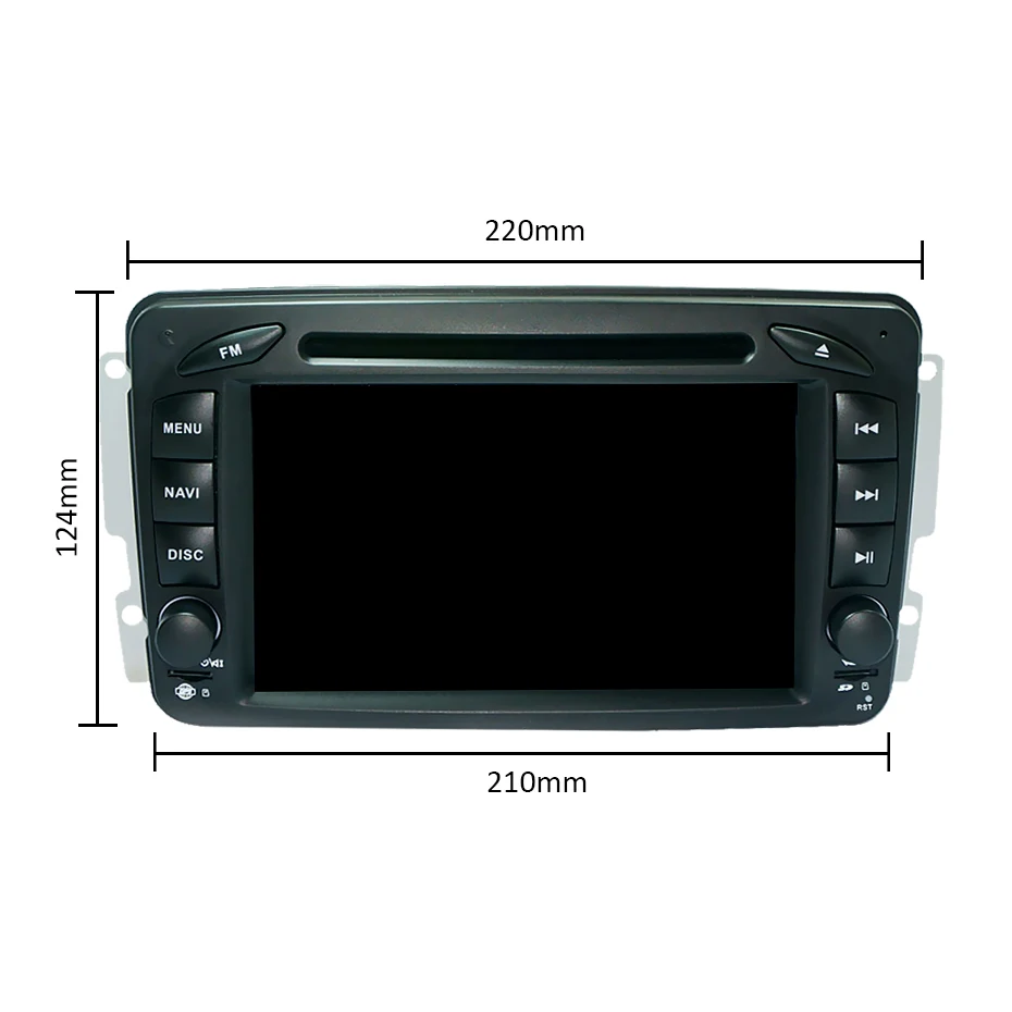 Автомобильный dvd-плеер DSP ips 4G 64G Android 9,0 для Mercedes Benz W209 W203 M ML W163 Viano W639 Vito Vaneo gps Радио стерео ПК