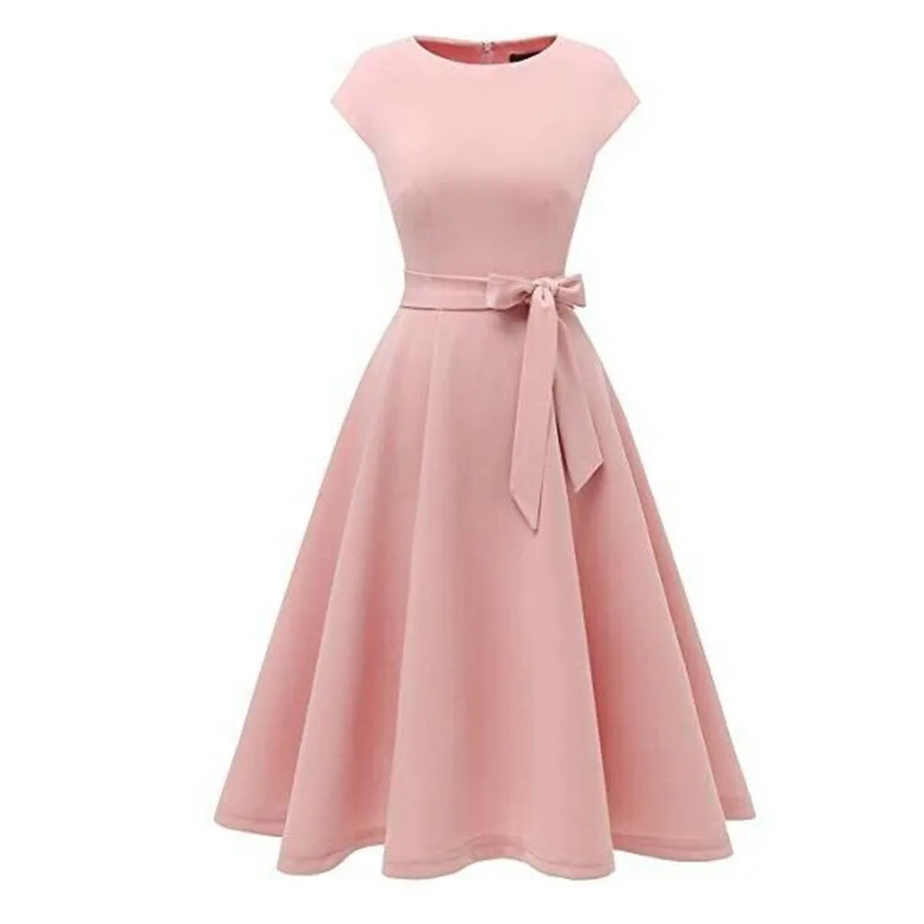 Женские винтажные вечерние платья размера плюс элегантные трапециевидной формы