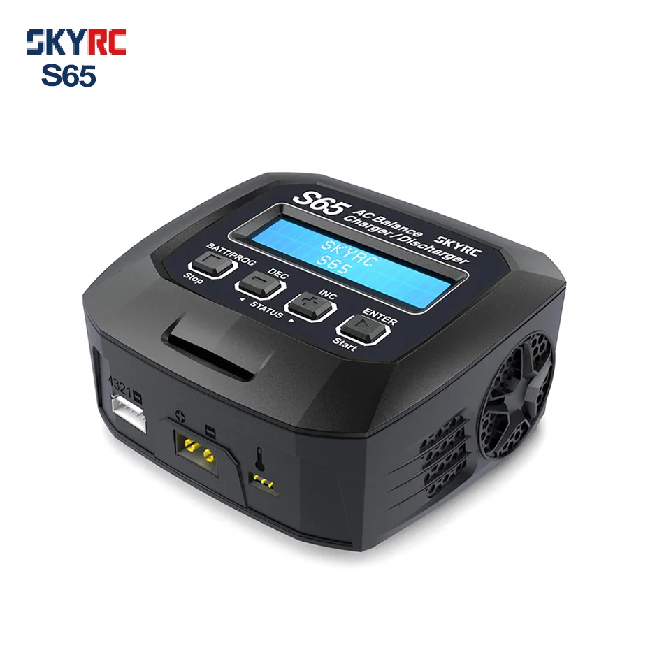 Балансирующее Зарядное устройство переменного тока SKYRC S65 10 Вт, Разъем XT60 65 Вт 6A, умное зарядное устройство для LiPo/LiFe/Lilon/NiMH/NiCd/PB/LiHV