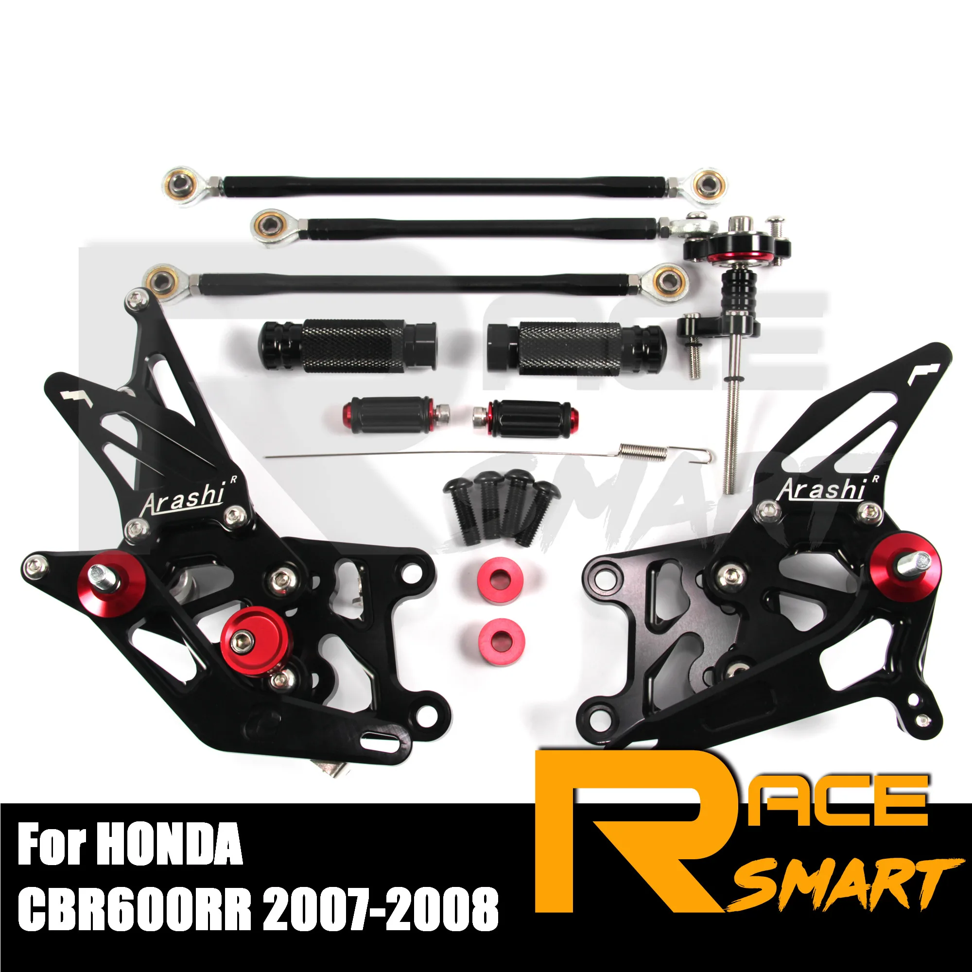 Для HONDA CBR600RR 2007 2008 CBR 600RR 600 подставки для ног подножки педали аксессуары