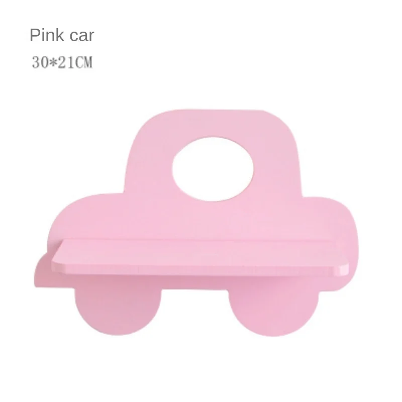 

Wooden Shelf Cute Swans Crown Stars Storage Holders Childen Room Clothes Sundries Decoration Rack Clothing Store Display Stand