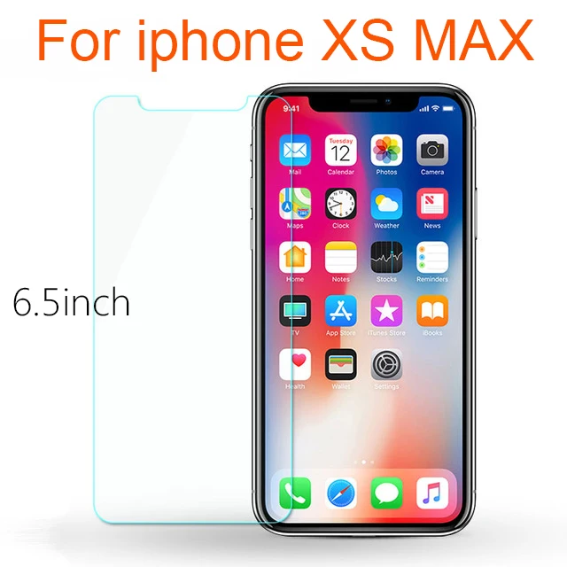 10 шт./партия 5 шт. 3 Закаленное стекло для iPhone 11 Pro X XS MAX 6 6s 7 8 Plus 4 4S 5 5S SE 5C Защитная пленка для экрана - Цвет: For iPhone XS Max