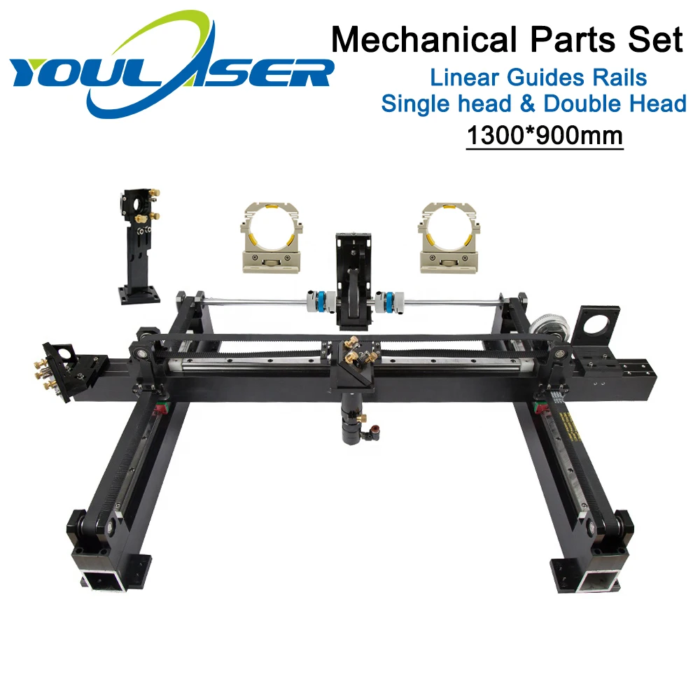 Набор механических деталей 1300 мм * 900 с одной двойной головкой лазерные комплекты