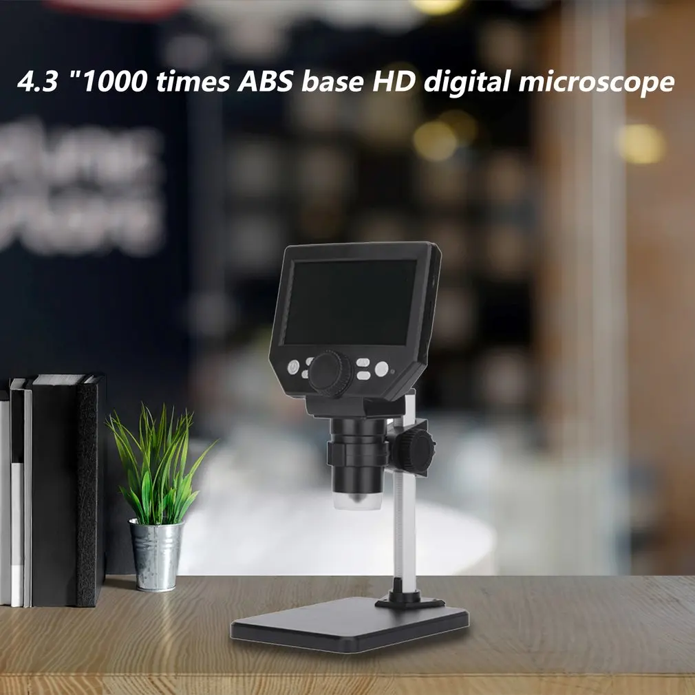 

Lcd Digital Microscope 4.3 Inch 1080p 1000x Magnification Zoom Wireless Usb Stereo Microscope Camera Video Recorder