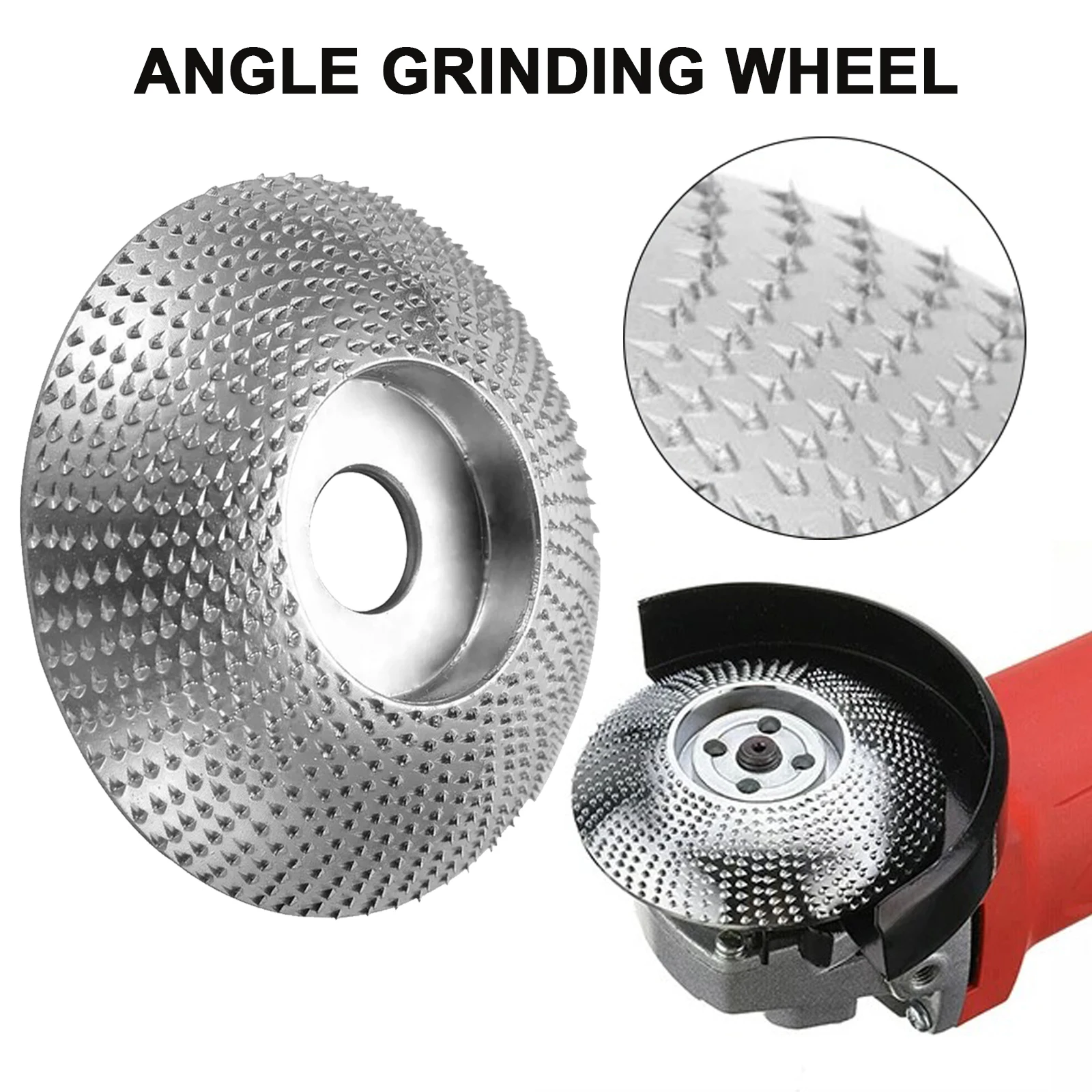 

3pcs Set Wood Grinding Polishing Wheel Rotary Disc Sanding Wood Carving Tool Abrasive Disc Tools For Angle Grinder 4inch Bore