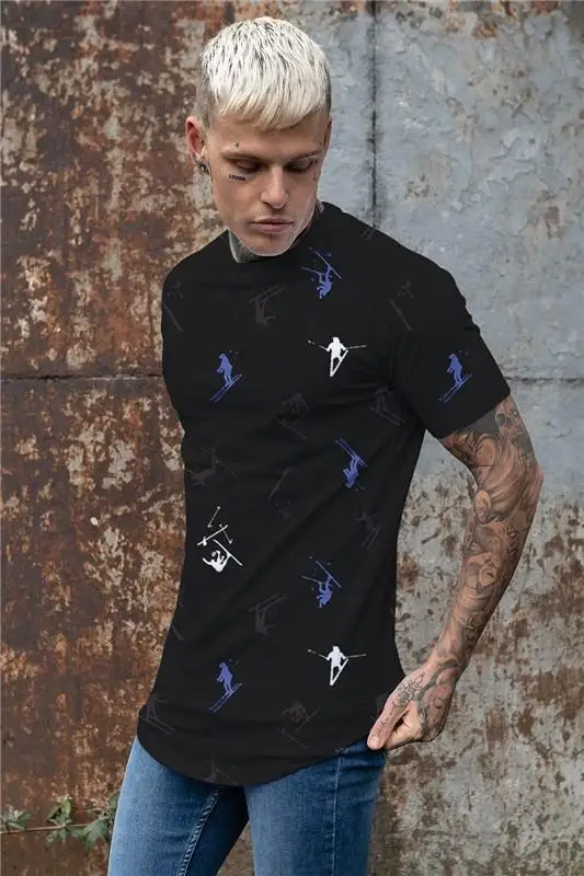 

ZOOTOP BEAR Fashion Male T Shirt Men Shirt Tees 2020 Hip-hop T-Shirt Casual Short Sleeve