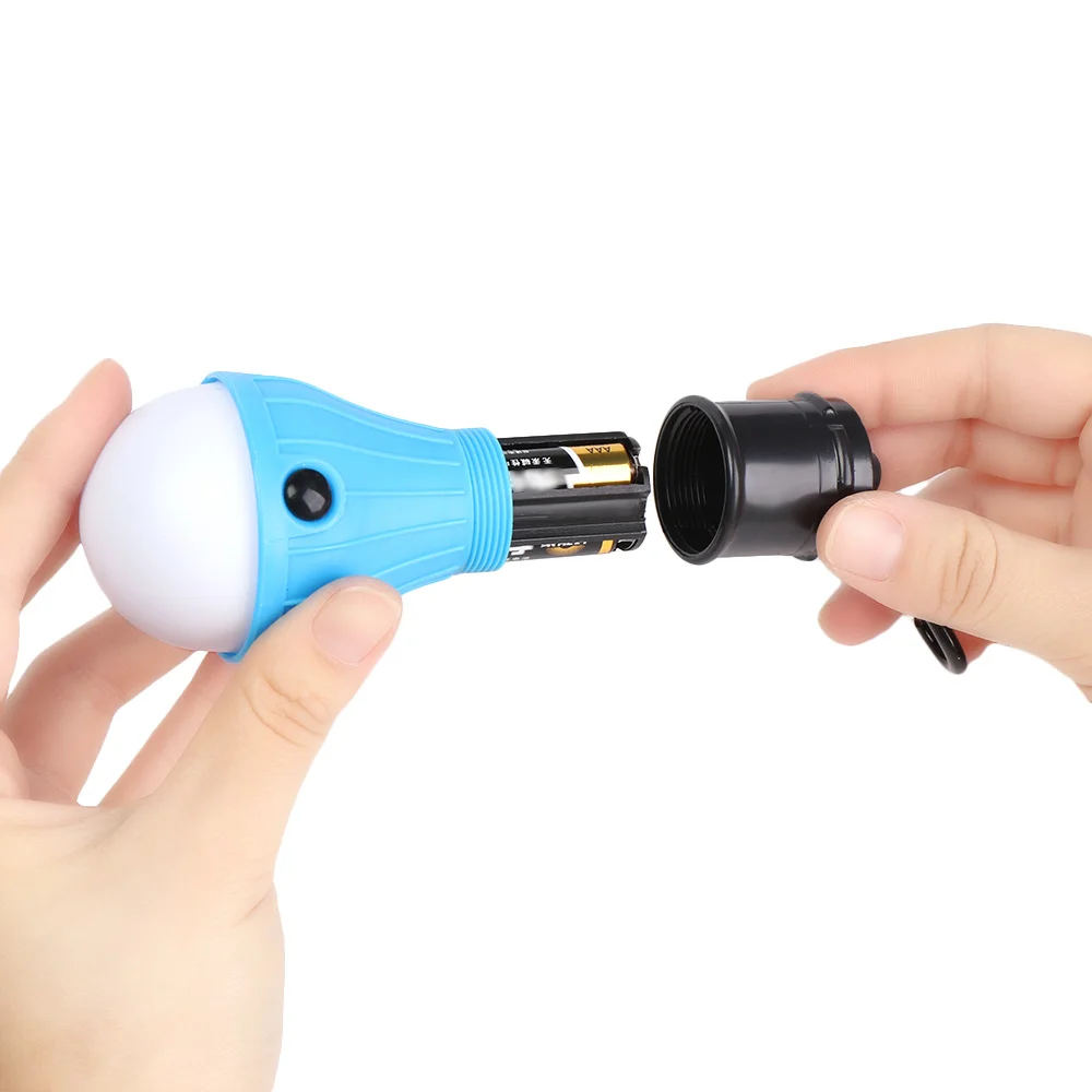 Portable Handy LED Bulb Light 3 Mode Hook Tent Lamp Outdoor Soft Emergency Energy Saving For Camping Hunting Lighting | Спорт и