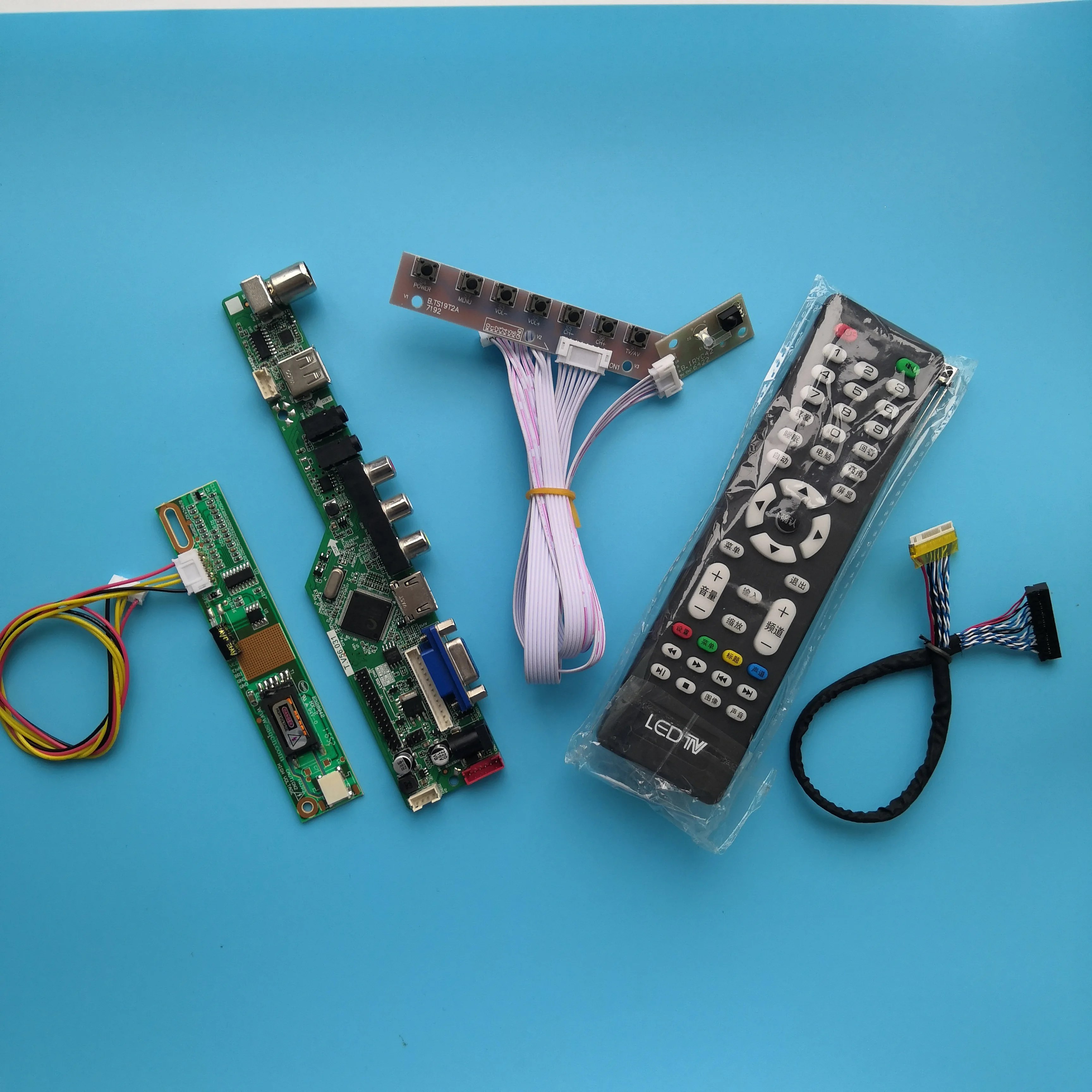 

for LP141WX3-TLQ2/TLQ1 USB Controller Board Interface Module 1 lamps 14.1" Digital Signal VGA AV 30pin Resolution TV 1280X800