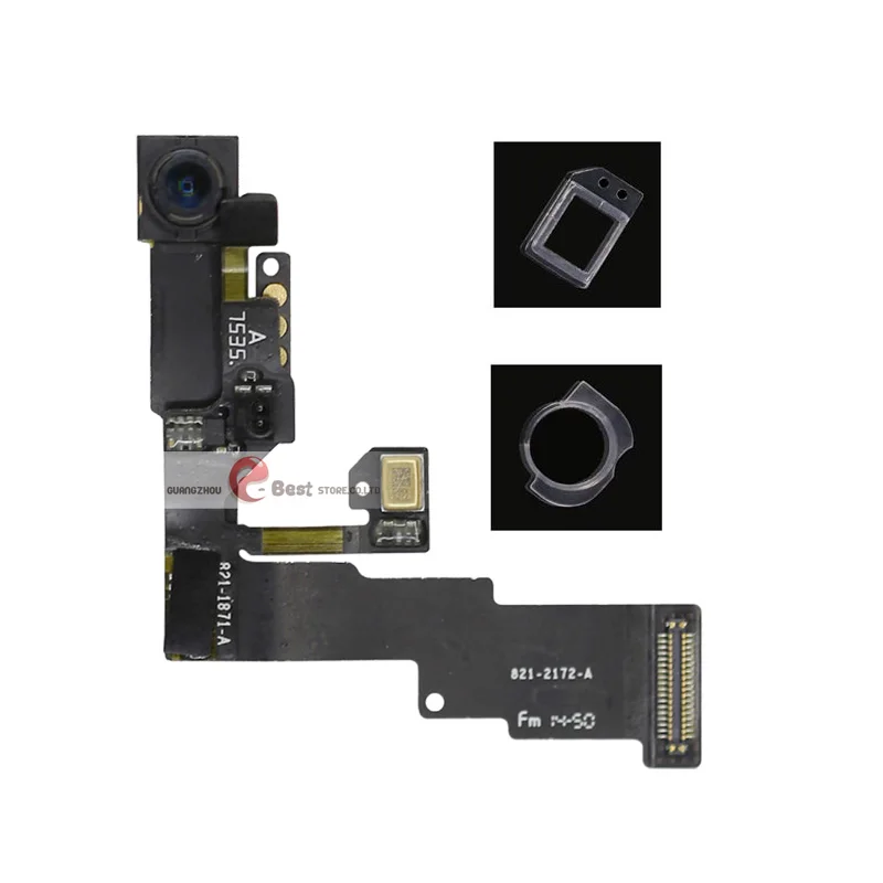 For 6G Высокое качество фронтальная камера кольцо держатель для iPhone 5 5S 5C 6S 6 Plus фронтальная камера объектив правый датчик приближения гибкий кабель - Цвет: For 6G