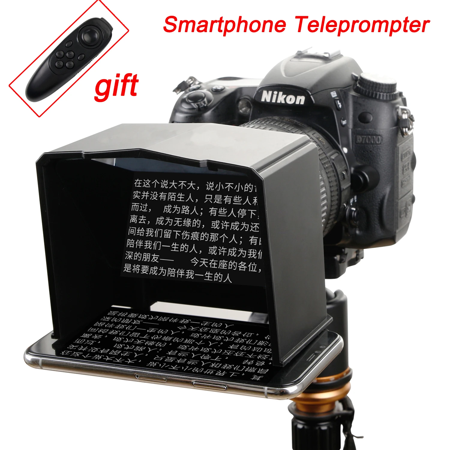 Смартфон Teleprompter для Canon Nikon sony DSLR камера фотостудия для Youtube интервью видео Prompter монитор Teleprompter
