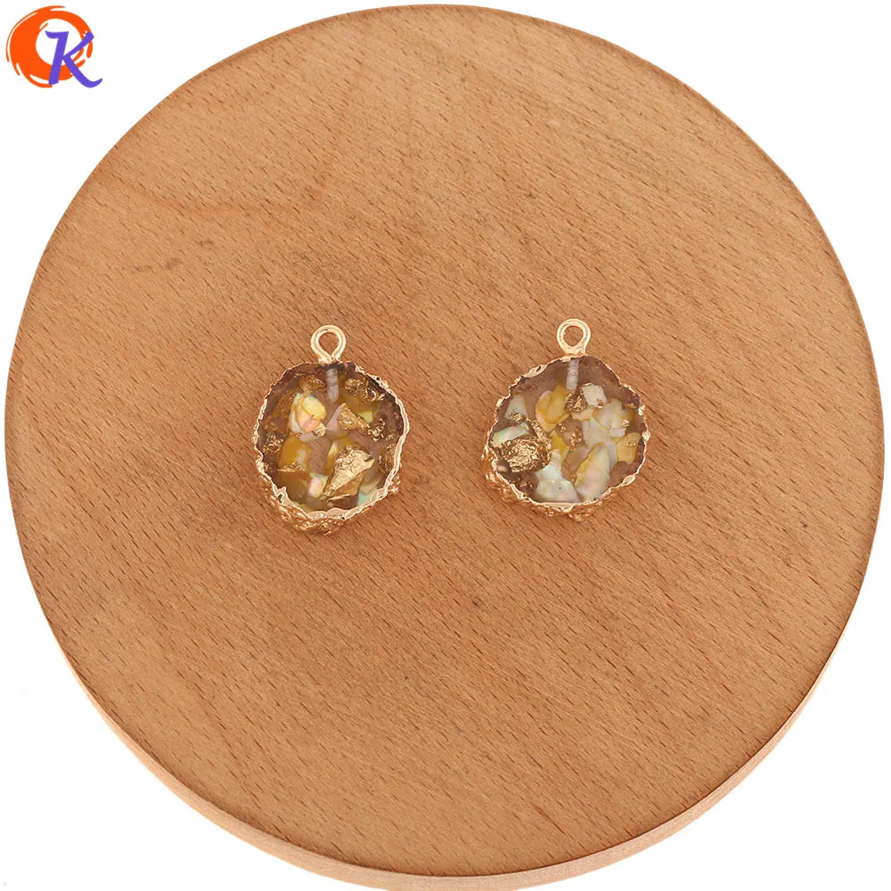 

Cordial Design 50Pcs 18*22MM Jewelry Accessories/Resin Charms/Irregular Shape/Shell Effect/DIY Making/Hand Made/Earring Findings