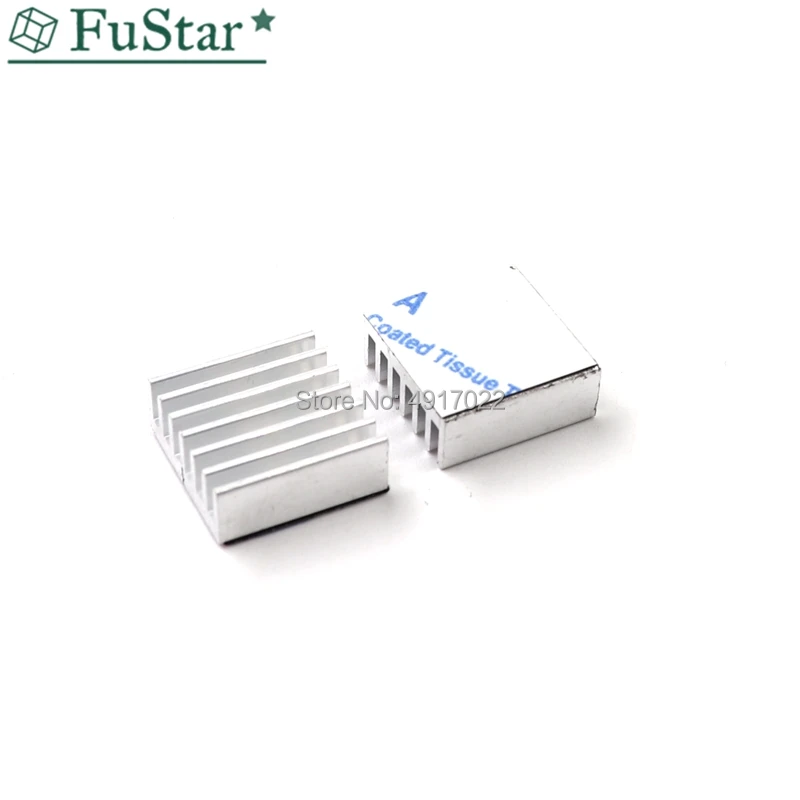 10 шт покрытые серебром компьютерный радиатор Алюминий теплоотвода для