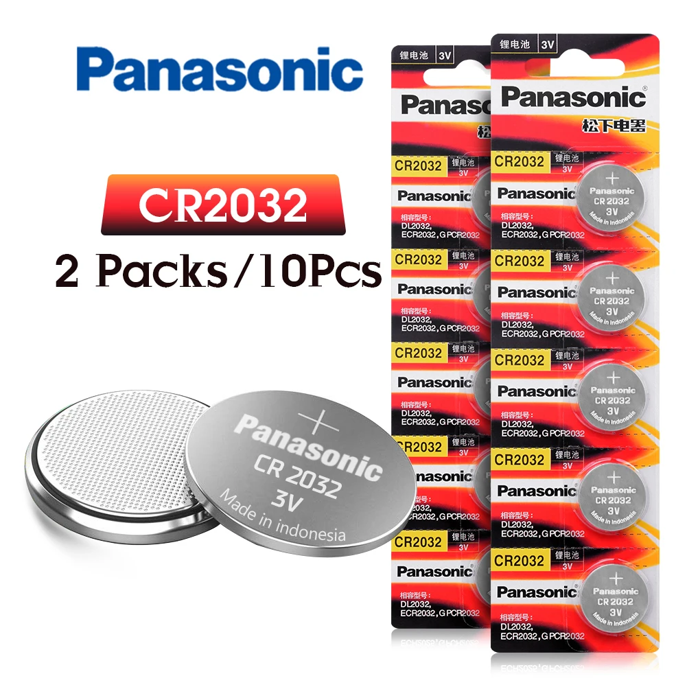 PANASONIC cr2032 10 шт. бренд Новая батарея для батарейка кнопочного типа 3 в сотовый батарейки-таблетки для мобильного часо-компьютер cr 2032 для игрушек