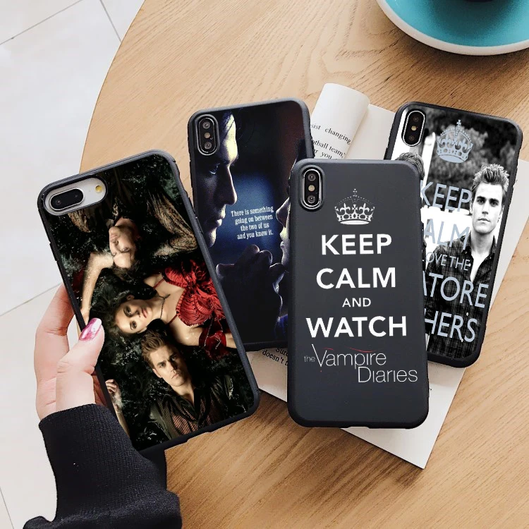 

The Vampire Diaries Stefan Damon Salvatore TPU Soft Phone Case for iPhone 11pro XS 13pro 12pro max 8 7 Plus SE XR 12 13 mini