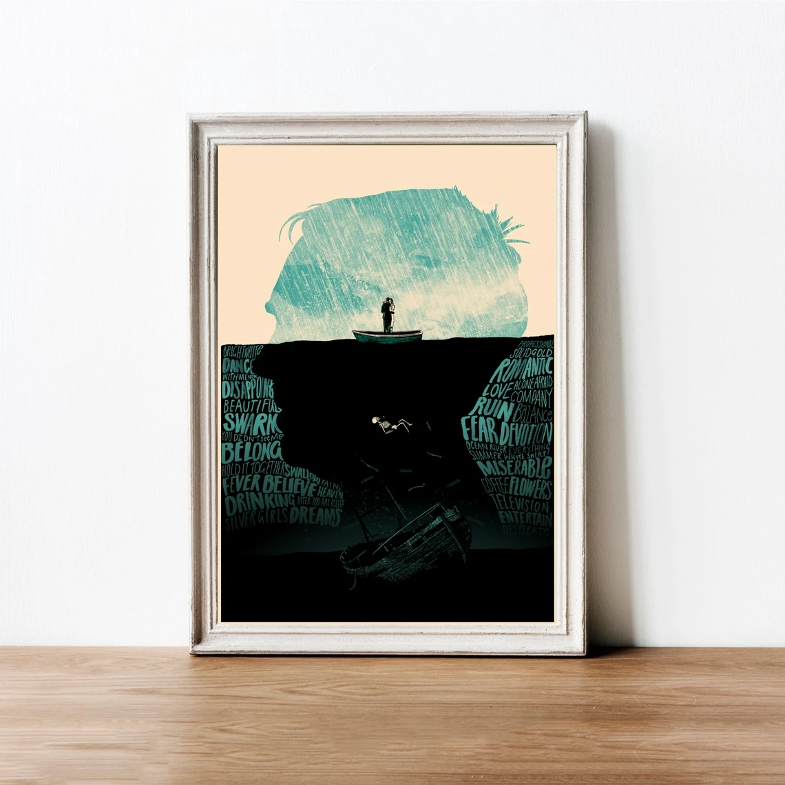 Настенная картина с изображением Розовых Кроликов в национальном фильме - купить