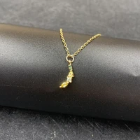 funny metal zircon yellow banana pendant charm chain vintage delicious fruits clavicle necklace jewelry accessories gifts