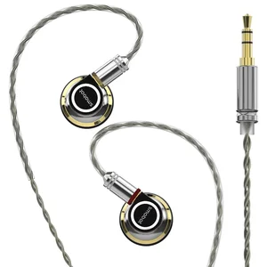 smabat m2 pro high definition music earphones new version 2021 acoustic gray all metal bass earplugs mmcx professional hifi free global shipping