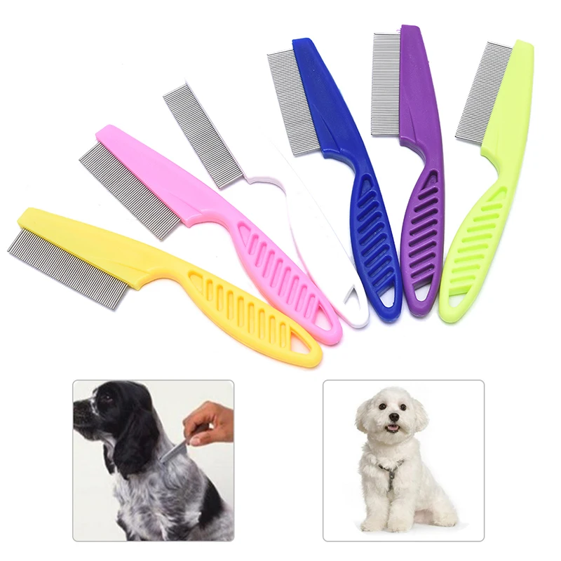 

Защитная Расческа для блох, расческа для вычесывания шерсти собак и кошек, удобный инструмент для ухода