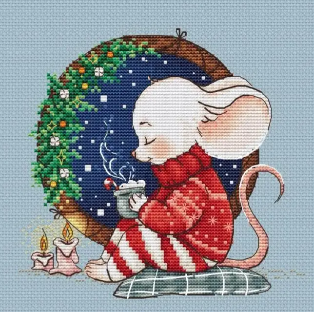 

ZZ1171 Homefun Cross Stitch Kit Package Greeting Needlework Counted Cross-Stitching Kits New Style Counted Cross stich Painting