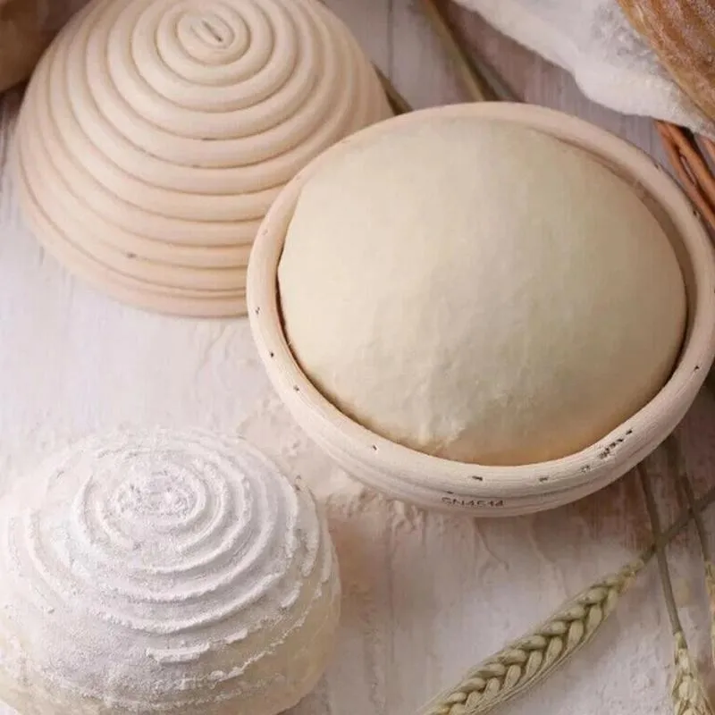 Ручная работа круглая форма ферментация ротанговая корзина кантри Хлеб Багет