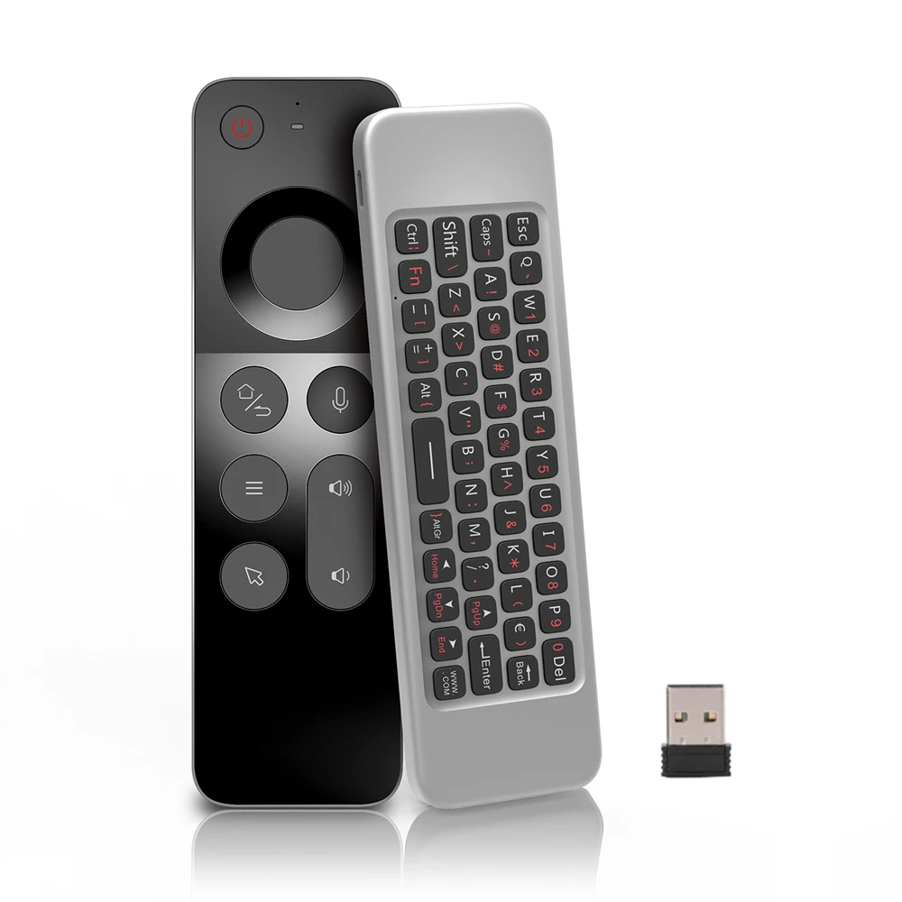 W3 2.4G Wireless Voice Air Mouse Remote Controller Mini Keyboard For Android TV BOX / Windows Mac OS Linux Gyroscope | Электроника