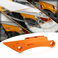 cnc chain guide tab protector swingarm guard for 125 350 450 500 exc f 125 200 250 300 350 400 450 525 530 exc excf sx xc xcw