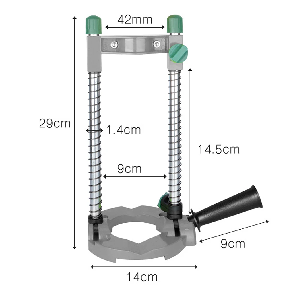 Adjustable Removable Angle Drill Jig Holder Guide Stand Positioning Bracket Rack Steel Aluminum Shelf DIY Tool | Инструменты