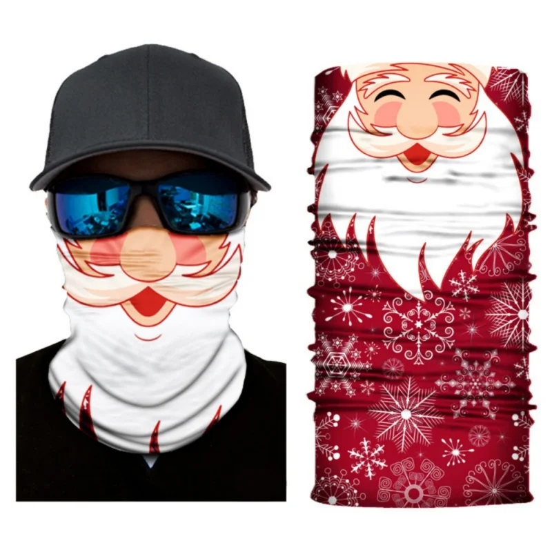 

1Pcs Men Women Magic Scarf Sport Neck Gaiter Hiking Climbing Scarf Bandana Christmas Headband Cycling Face Warmer