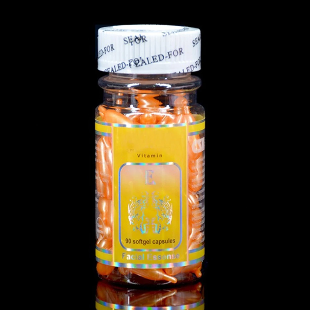 90 шт./бутылка капсулы витамина е для ухода за кожей лица|Дневные крема и