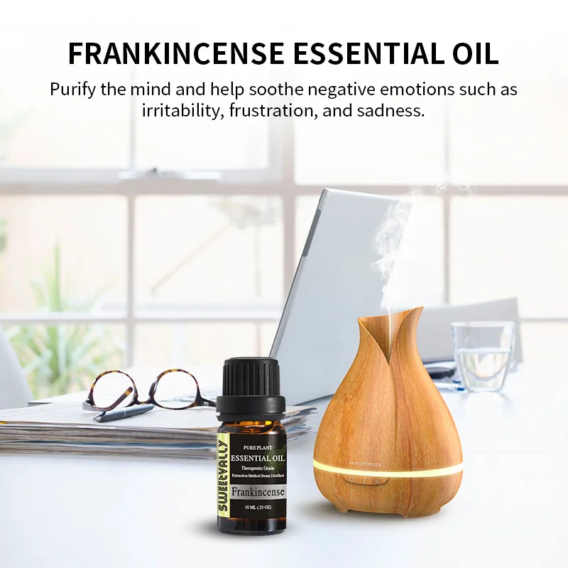 10 мл эфирные масла Frankincense для ароматерапии диффузоры чистые снимают стресс
