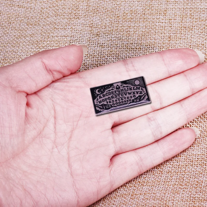 Spooky Spirit Board Lapel Pin Magic Occult Gothic Witch Gift |