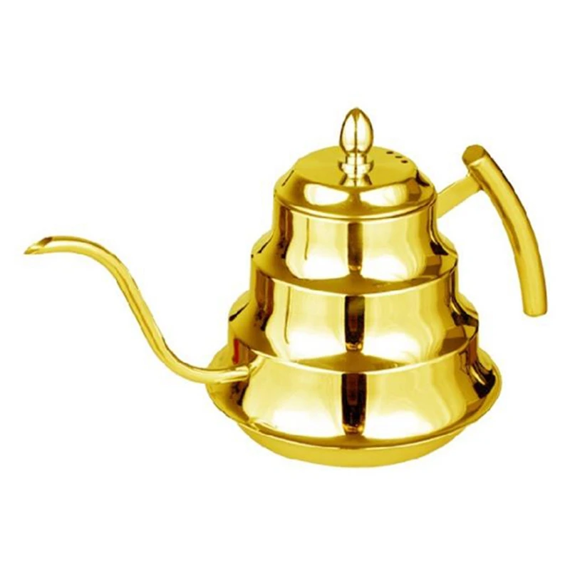 

1.2L Gooseneck Pot Pour-Over Coffee Kettle with Filter Hand Drip Tea