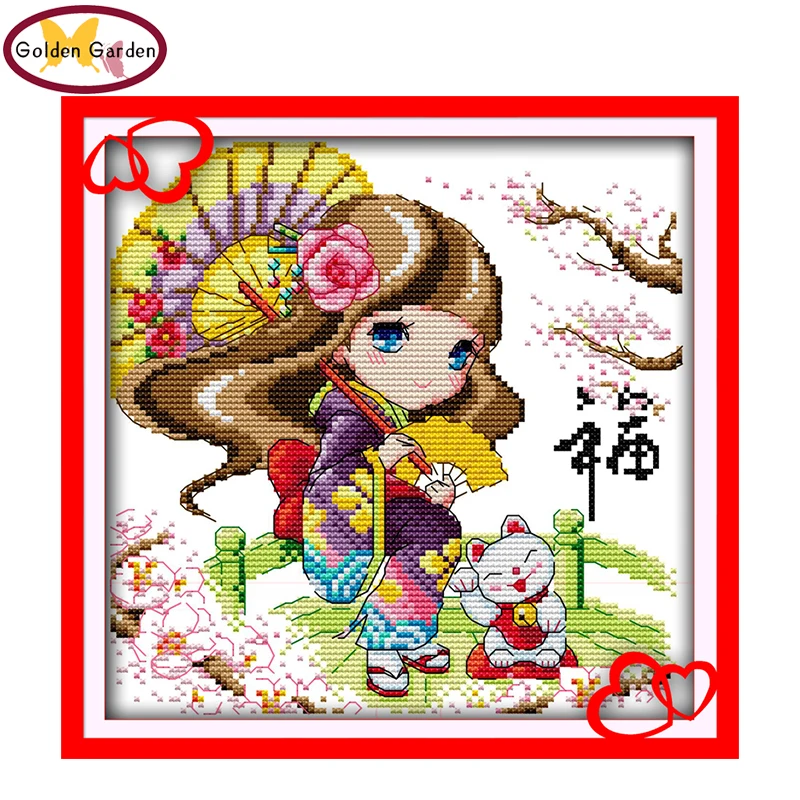 Набор для вышивки Благословение посчитано или штампованное 11CT14CT|cross stitch set|cartoon