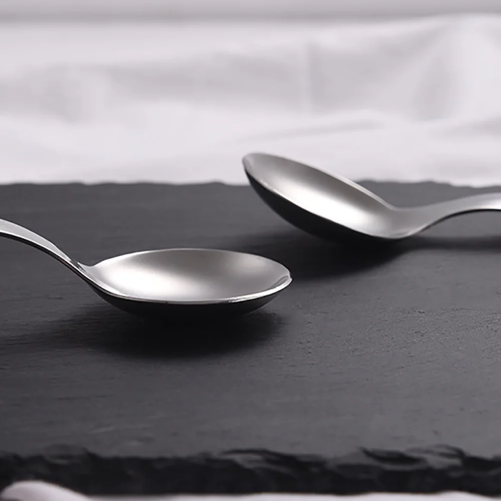 Мини-ложка из нержавеющей стали короткая ручка приправа ложка чайный десерт