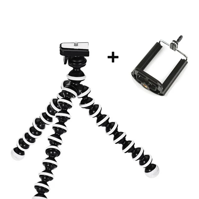 Black AB Большой Гибкий штатив-тренога Gorillapod для телефона, мобильного телефона, смартфона Dslr и камеры, настольный мини-штатив - Цвет: Black AB