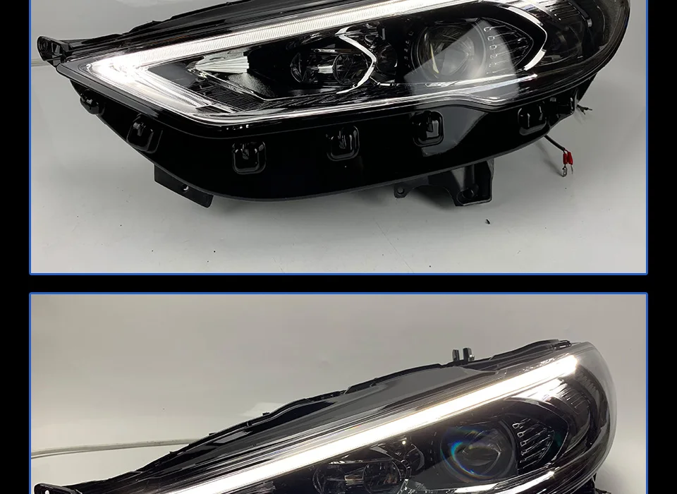 Фары для автомобиля Ford Mondeo Fusion- DRL дневные ходовые огни головная лампа светодиодный Биксеноновая лампа Противотуманные фары автомобильный аксессуар