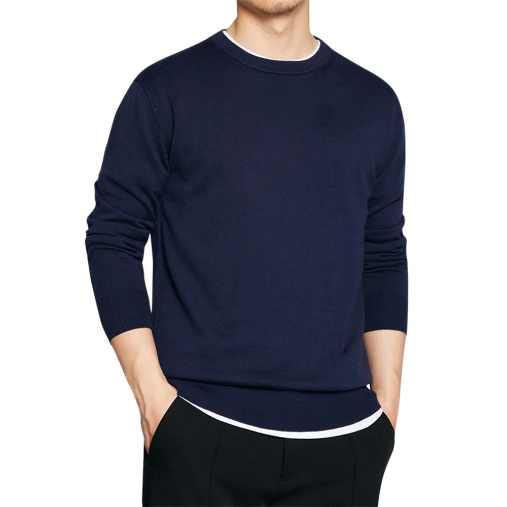 Мужской Повседневный пуловер Allthemen свитер мужская одежда с круглым вырезом