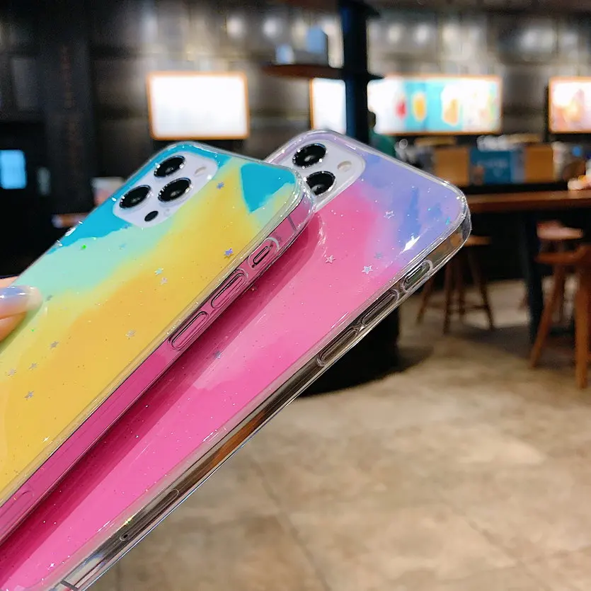 

Funda de silicona blanda para telefono movil Samsung, carcasa de lujo con diseno de acuarela para Samsung A52, A72, A32, A42,