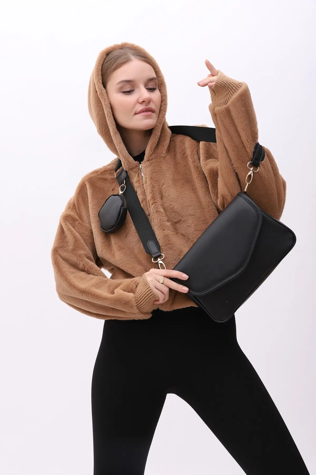 

Südyen black ashley shoulder bag yırtaz use lined, cross, black bag