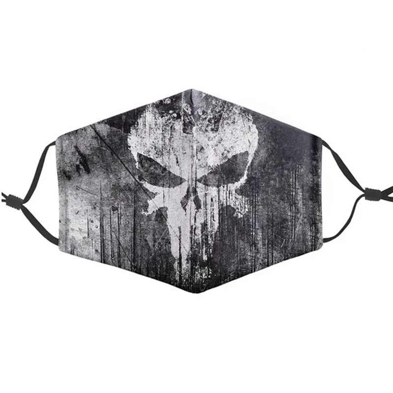 

Wade Winston Wilson Eddie Brock Frank Castle Movie Superhero Cosplay Costume Face Mask Dustproof Adult Masks Filter Washable