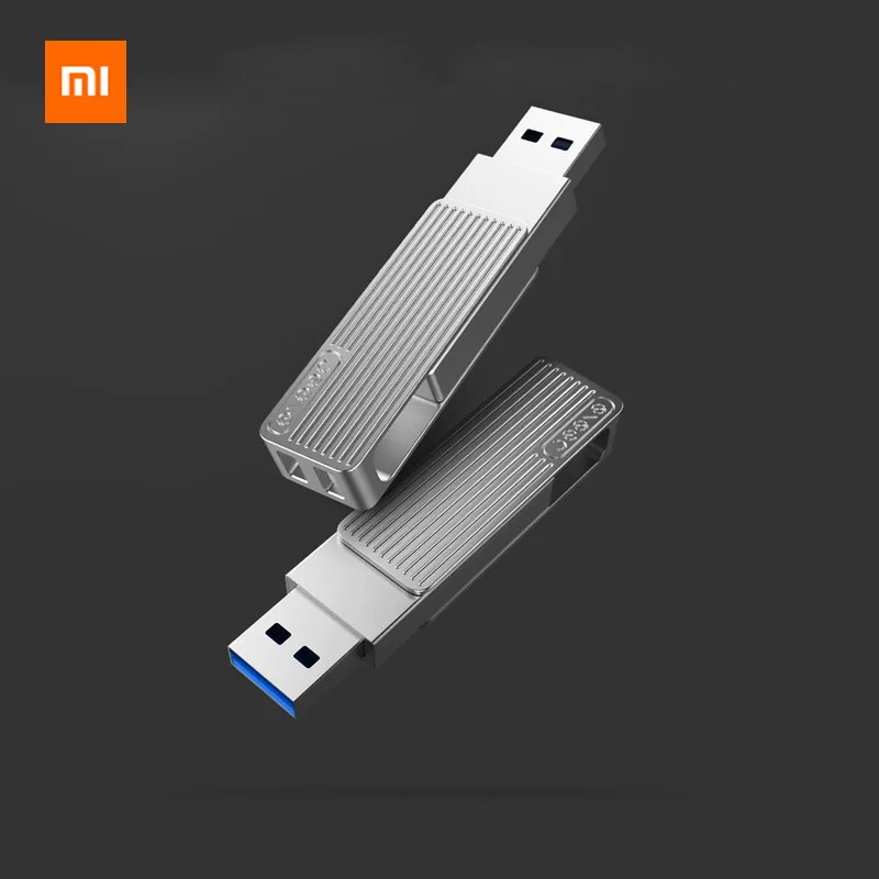 Xiaomi JESIS USB3.1 Однопортовый u диск 32G 64G 128G RAM портативный алюминиевый сплав Материал