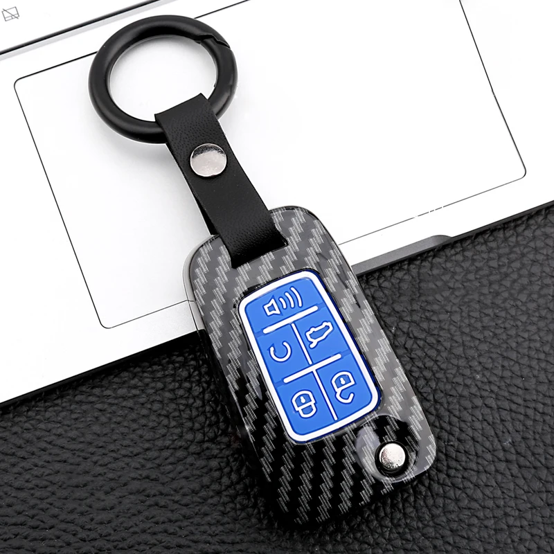 Чехол для автомобильного ключа с узором из углеродного волокна Chevrolet Buick Cruze Aveo Trax