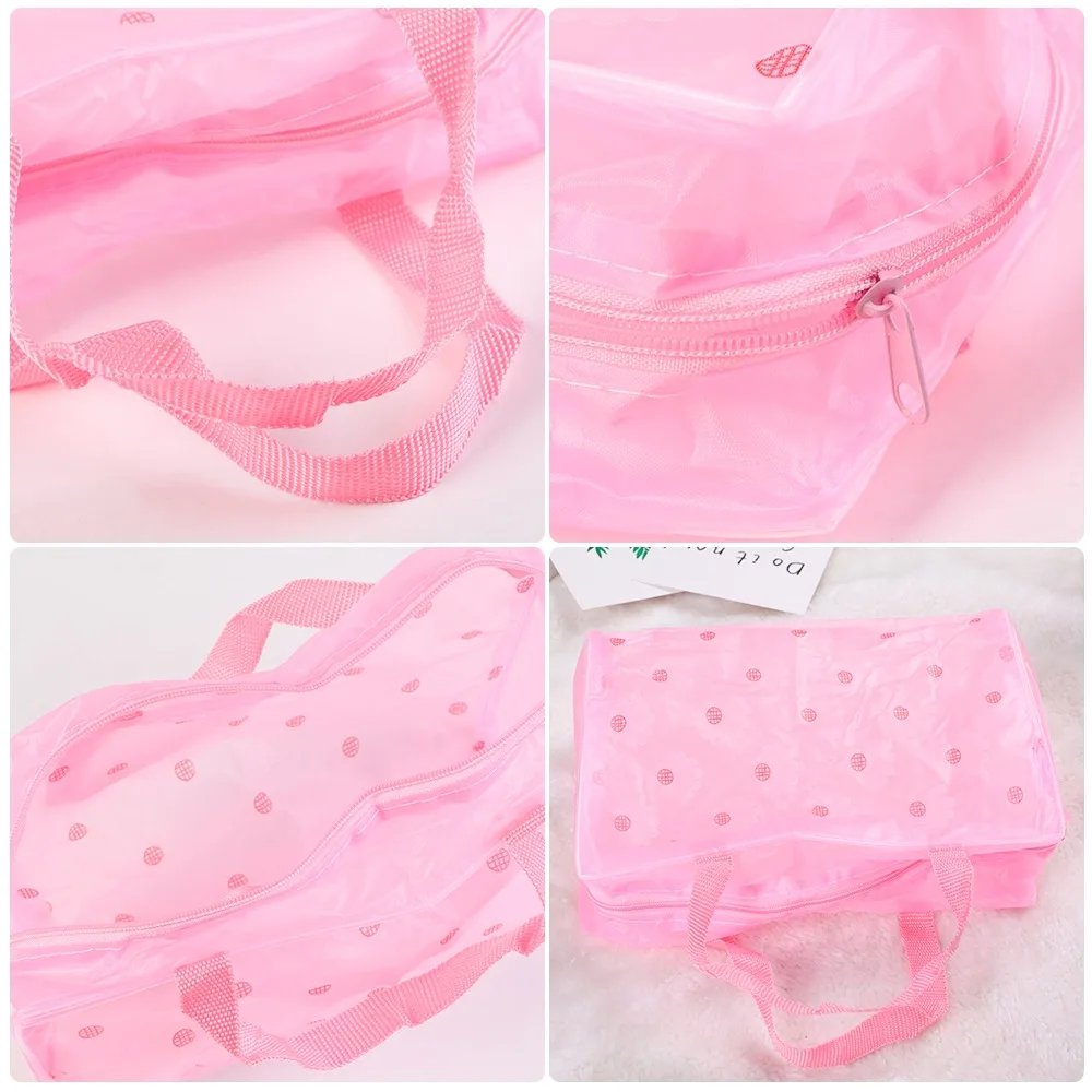 

1PC Waterproof Cosmetic Storage Bag Case Transparent Make Up Orgainzer Home Travel Portable Waterproof Pvc Bag Shower For Women