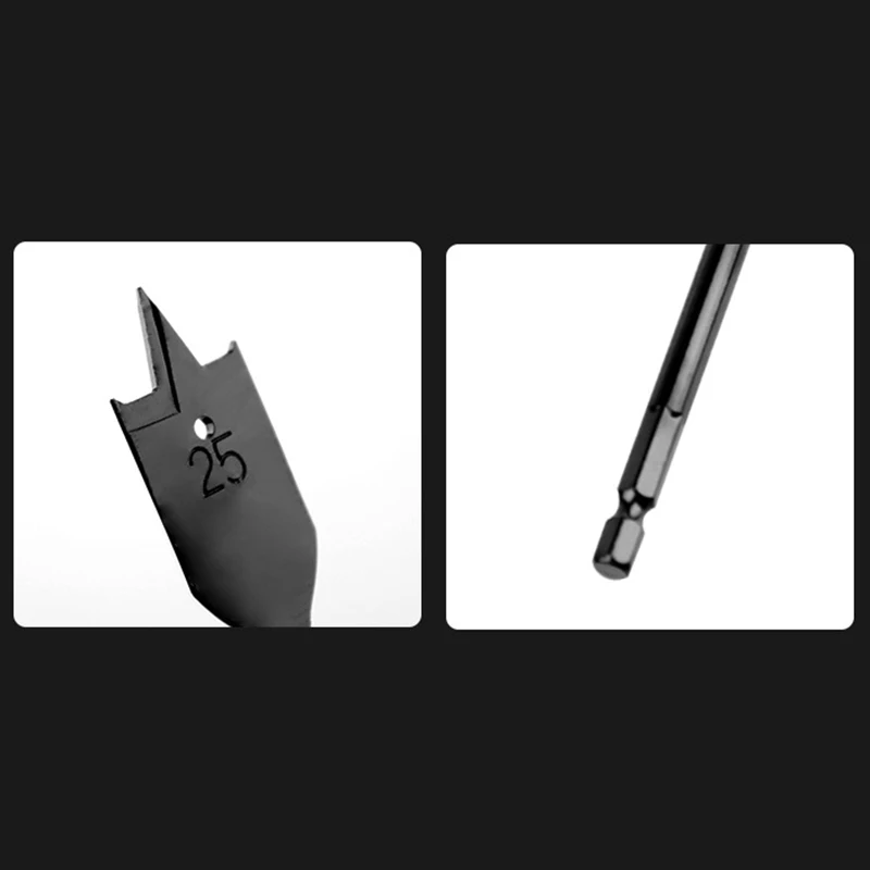 

11Pcs 6-32mm Flat Drill Long Wood Flat Drill Set Woodworking Spade Drill Bits Durable Woodworking Tool Sets