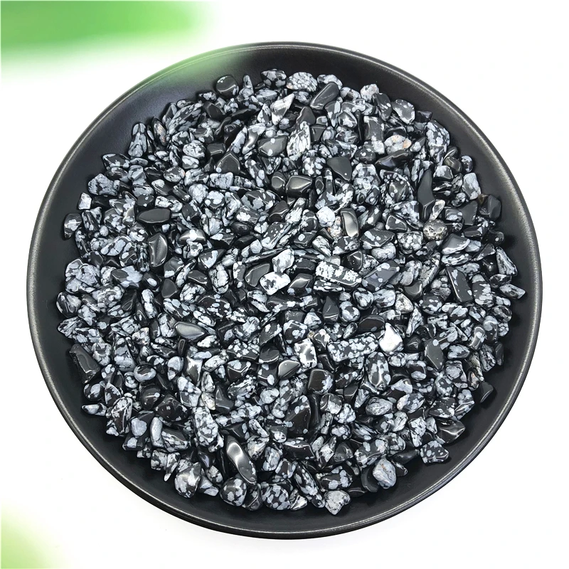 5-7 мм 50 г натуральный Снежинка гравий драгоценный камень хрустальные камни