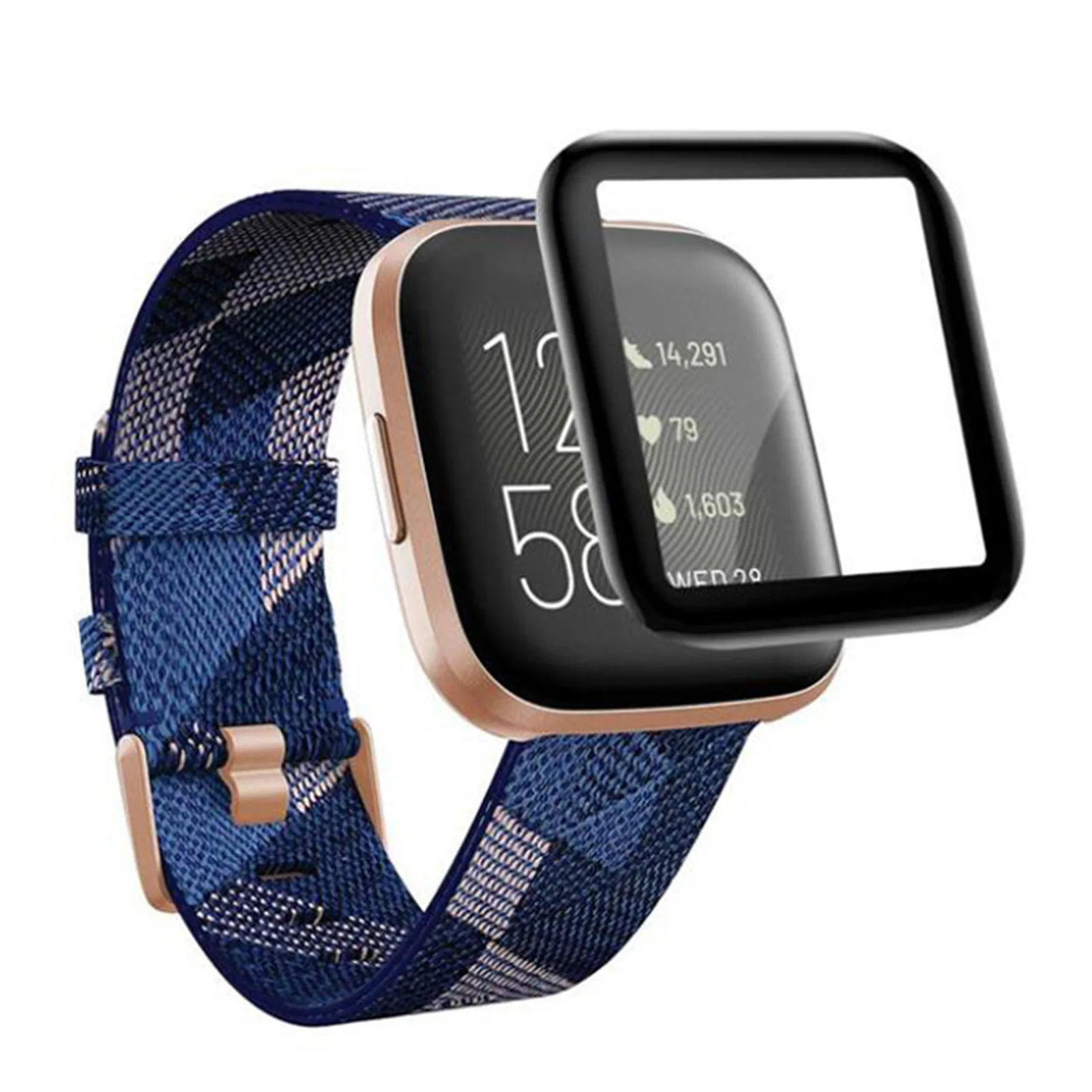 

5 шт. Защитная пленка для экрана Прозрачная мягкая пленка защитная пленка для часов Fitbit Versa 3 Fitbit Sense Прямая поставка