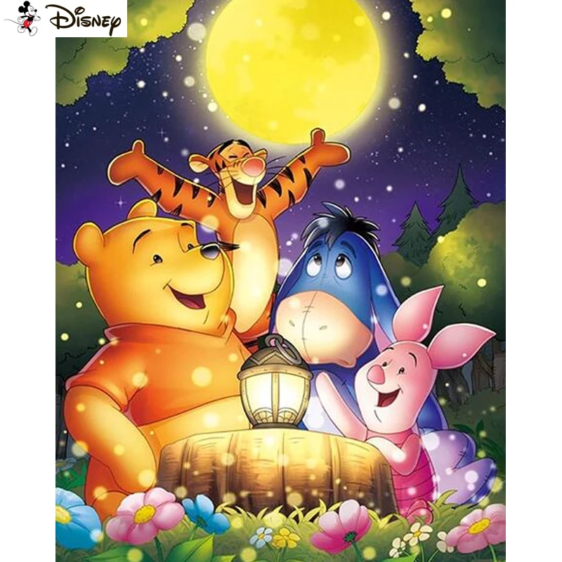 

Алмазная вышивка «Винни-Пух» Disney 5D, картина «сделай сам», вышивка крестиком, украшение для дома, подарок, A30441