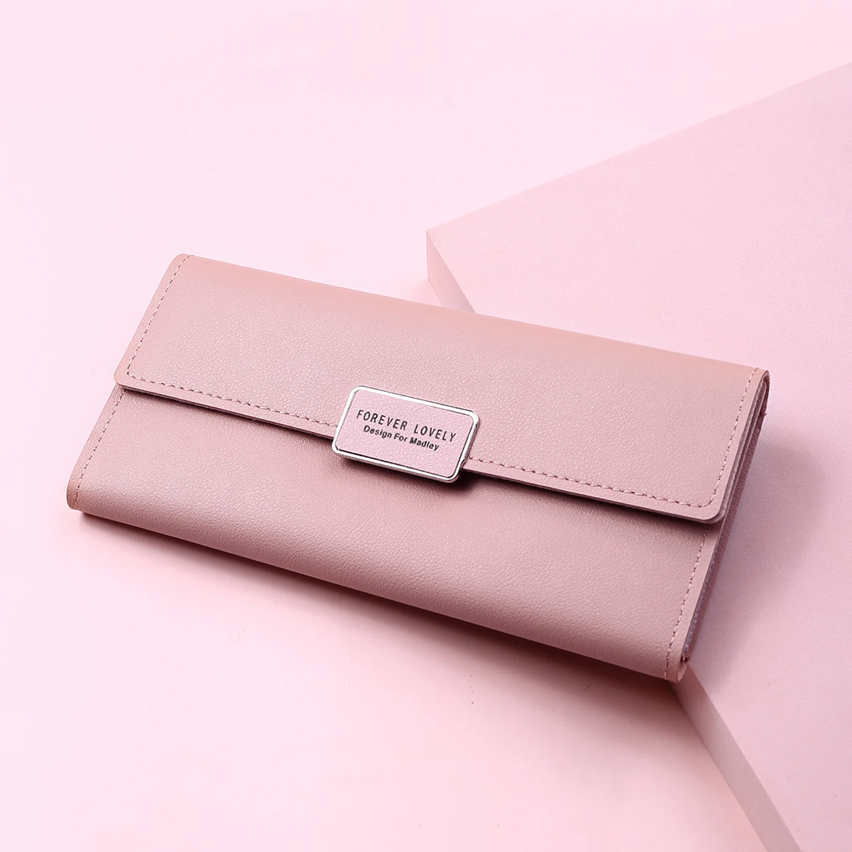 

New Women Long Wallets Luxury Girl Pu Leather Money Pocket Card Holder Female Phone Bag Coin Purse